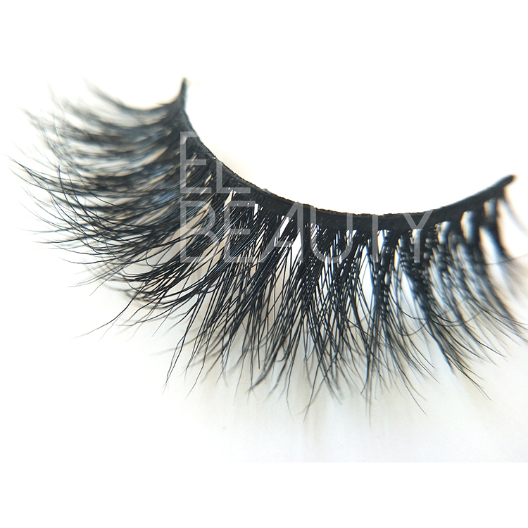 100% handmade 3D mink strip eyelashes factory ED68
